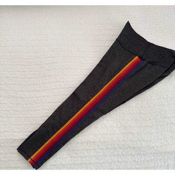 Aviator Nation 5 stripe cropped leggings - Size S - Picture 2 of 5